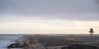 El Servicio Provincial de Costas evalúa el impacto del temporal en las playas de la Costa Tropical