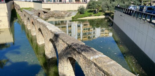 La concejalía de Cultura y Patrimonio transmite tranquilidad ante la subida puntual del nivel freático en el acueducto, termas y salazones romanos de Almuñécar
