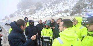 La Junta corta de manera preventiva la carretera de acceso a Pradollano