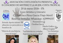Asociación Costa Insólita presenta el II Congreso de Misterio y la Mujer, Costa Tropical