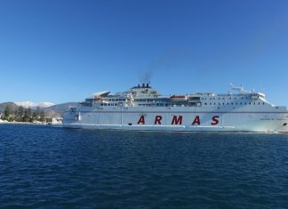 La línea marítima que une Motril con Melilla arranca 2026 con cerca de 44.000 metros lineales de carga transportada y crecimiento en pasajeros