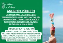 La ELA de Carchuna-Calahonda anuncia la licitación para para la instalación y explotación de kioscos de helados