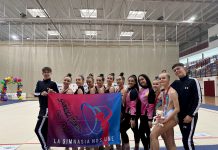 Gran estreno del Club Gimnasia Rítmica Costa Tropical en el torneo de Adonia Vícar