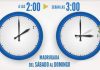 Cambio de hora, entramos en horario de verano: a las 2 serán las 3