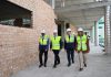 El consejero Antonio Sanz visita las obras de ampliación del Hospital Santa Ana en Motril