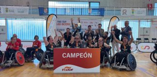 Ganadores de la liga regular de rugby en silla de ruedas