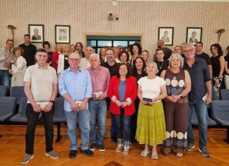 Salobreña rinde homenaje a trabajadores jubilados en la celebración de Santa Rita