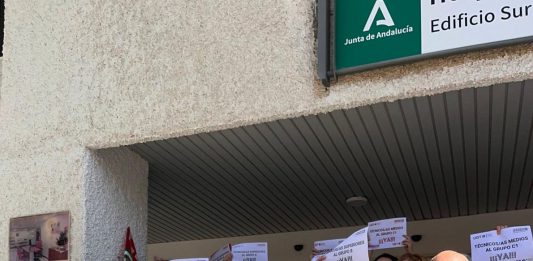 Técnicos medios y superiores del SAS se movilizan en la provincia de Granada para exigir su «reclasificación profesional»