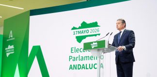 17M: Índice de participación, a las 14:00 horas, por provincias