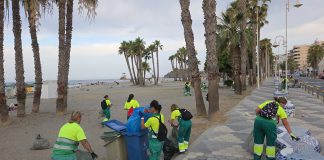 El Ayuntamiento de Almuñécar activa un dispositivo especial de limpieza para la celebración de San Juan
