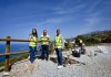 Avanzan a buen ritmo las obras del Tramo I de la Senda Litoral a la altura de Almuñécar