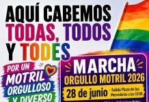 AMODI invita a la ciudadanía y a los municipios de la Costa Tropical a participar en la ‘Marcha del Orgullo Motril 2026’