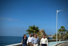 Diputación invierte cerca de 246.000 euros en la mejora y modernización del Paseo de Cotobro de Almuñécar
