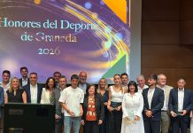 El atleta Hugo Salinas Pérez, galardonado en la I edición de la Gala de Honores del Deporte de Granada