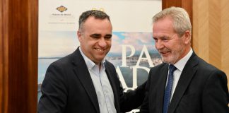 Rodríguez traslada a Fuentes el respaldo de la Diputación a la conexión ferroviaria entre Motril y Granada