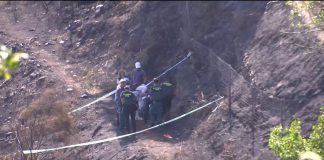 Hallan muerto a un hombre de 90 años en el incendio forestal declarado en Soportújar