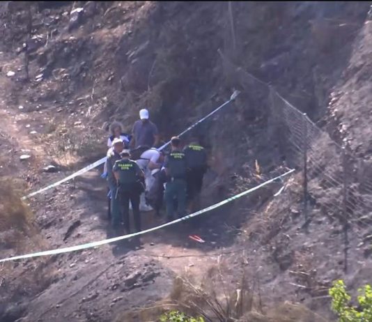 Hallan muerto a un hombre de 90 años en el incendio forestal declarado en Soportújar
